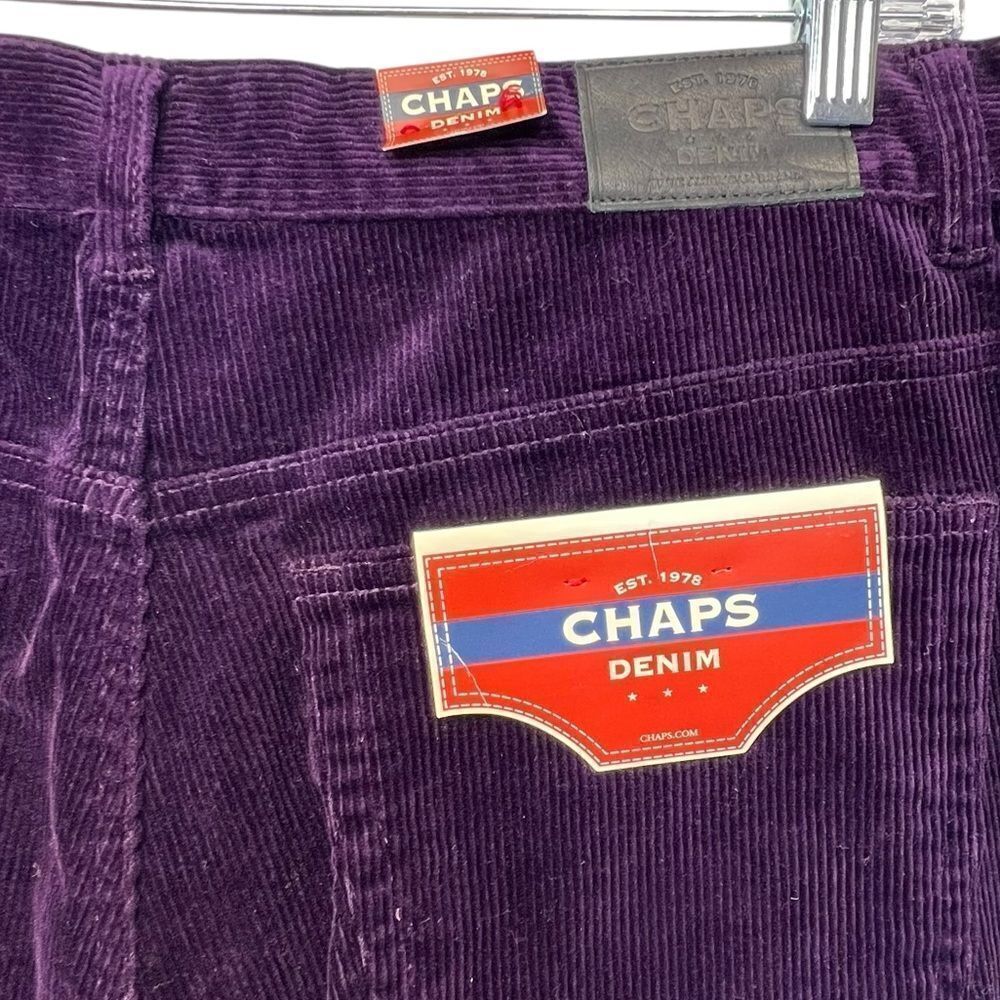 💜New with tags vintage size 12 Chaps Purple Corduroy Pants